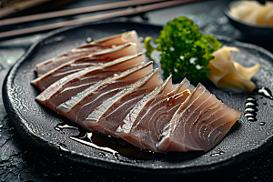美味生鱼片刺身美食摄影图