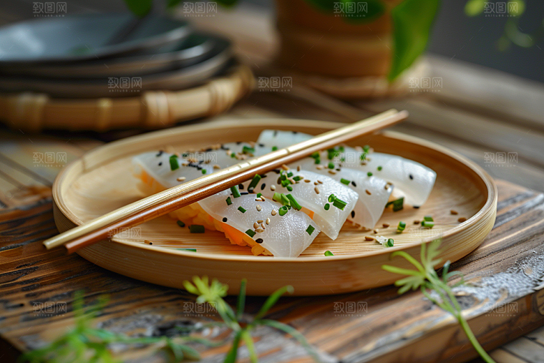美味生鱼片海鲜新鲜摄影图
