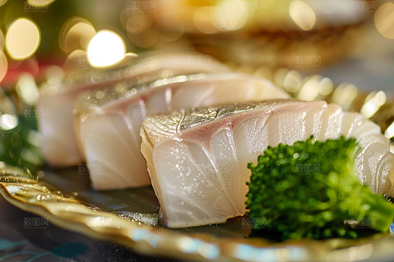美味生鱼片日料新鲜摄影图