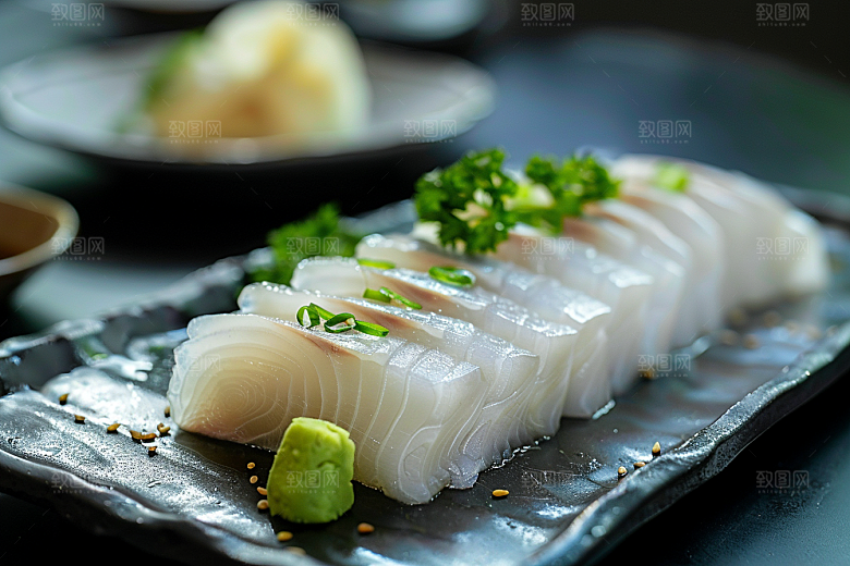 美味生鱼片美食刺身摄影图