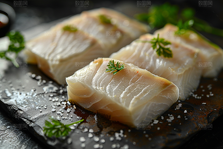 美味生鱼片海鲜鱼生摄影图