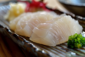 美味生鱼片日料美食摄影图
