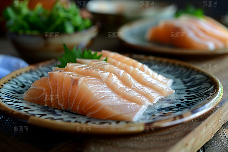 美味生鱼片高清日料摄影图