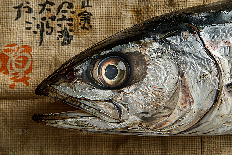 美味生鱼片刺身食材摄影图