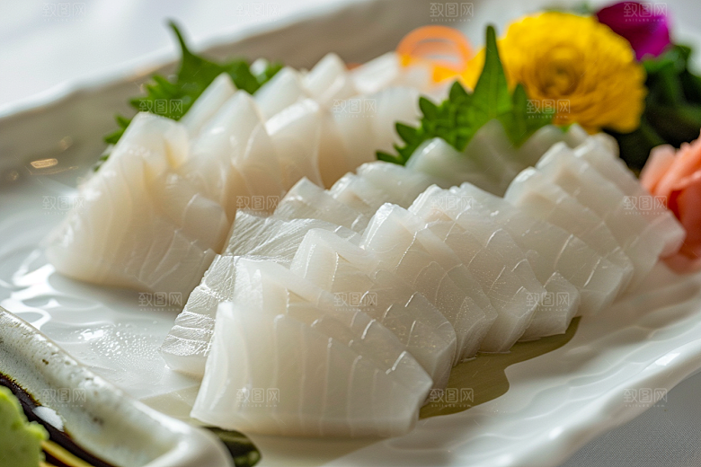 美味生鱼片美味日料摄影图