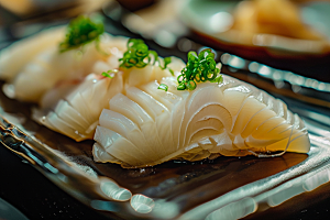 美味生鱼片刺身日料摄影图