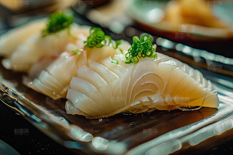 美味生鱼片刺身日料摄影图