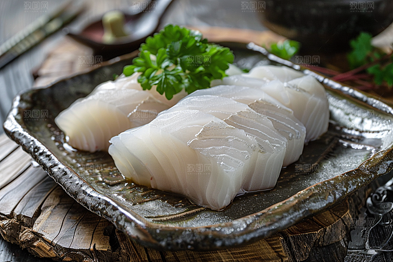 美味生鱼片海鲜新鲜摄影图