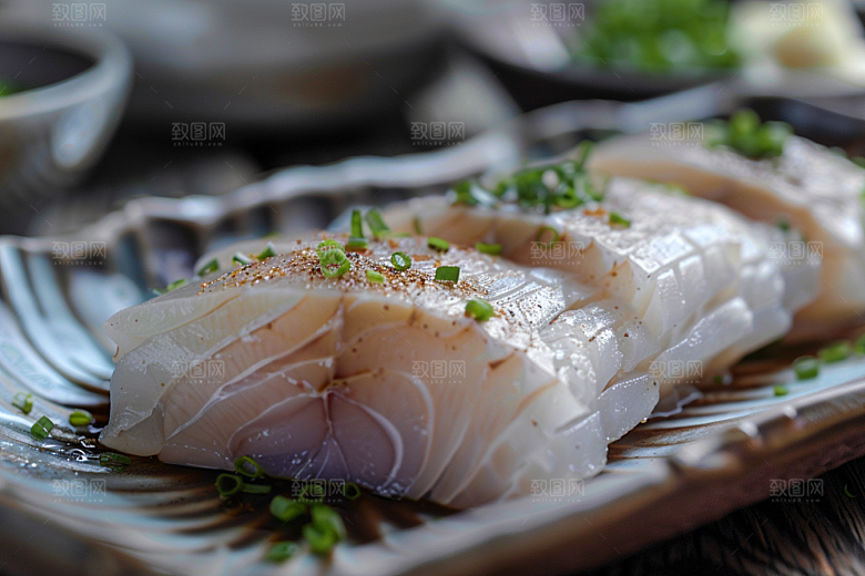 美味生鱼片高清美食摄影图