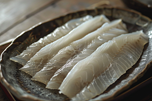 美味生鱼片刺身美味摄影图
