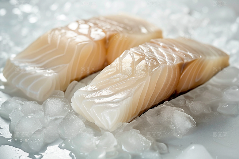 美味生鱼片海鲜食材摄影图