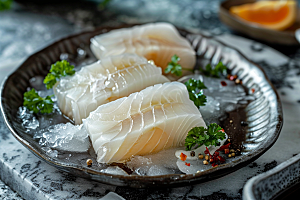 美味生鱼片刺身新鲜摄影图