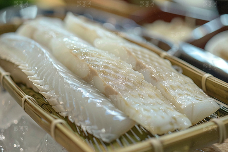 美味生鱼片高清美食摄影图