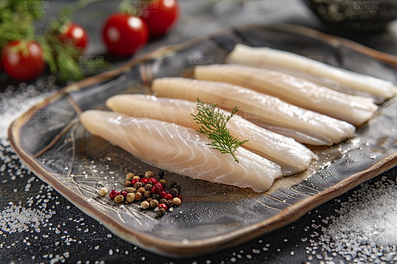 美味生鱼片新鲜日料摄影图