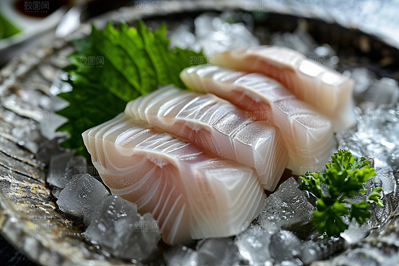美味生鱼片美食海鲜摄影图