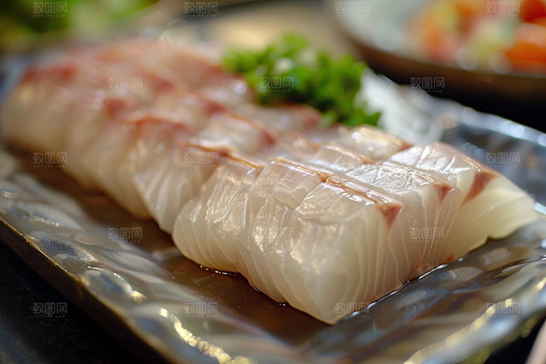 美味生鱼片食材鱼生摄影图
