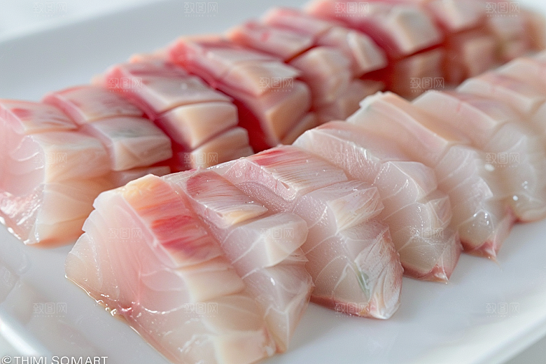 美味生鱼片美食食材摄影图
