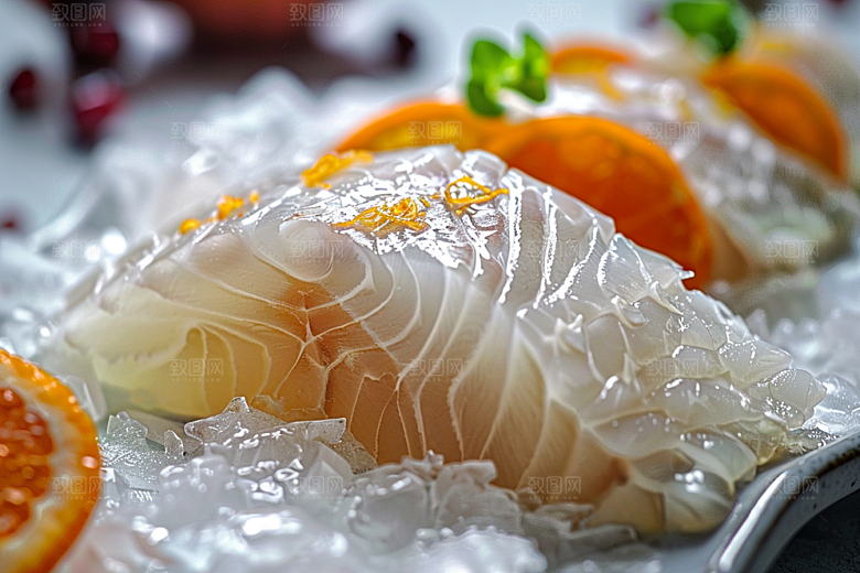 美味生鱼片刺身日料摄影图