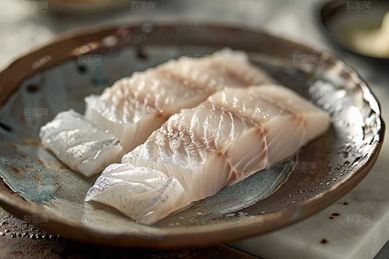 美味生鱼片刺身美味摄影图