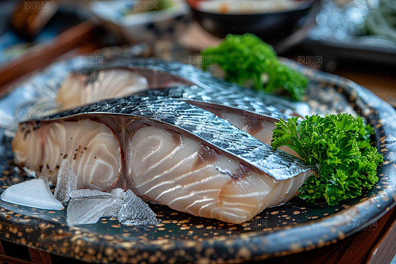 美味生鱼片刺身海鲜摄影图