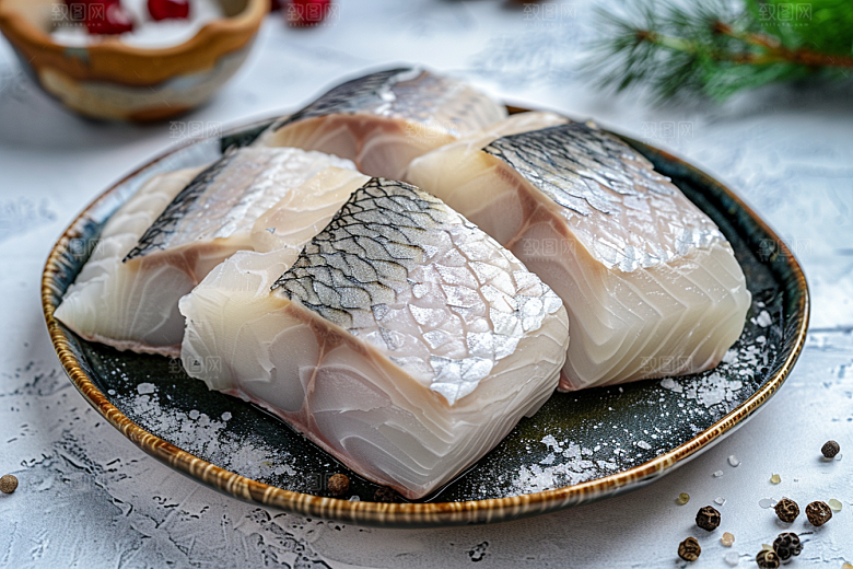 美味生鱼片高清海鲜摄影图