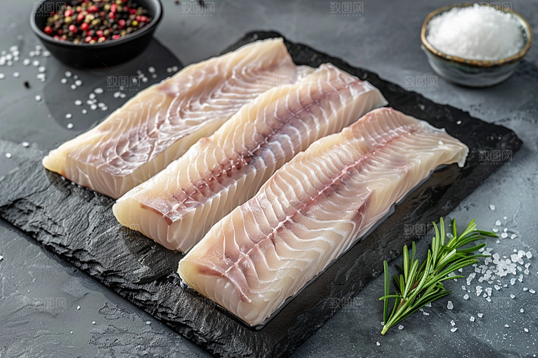 美味生鱼片刺身食材摄影图
