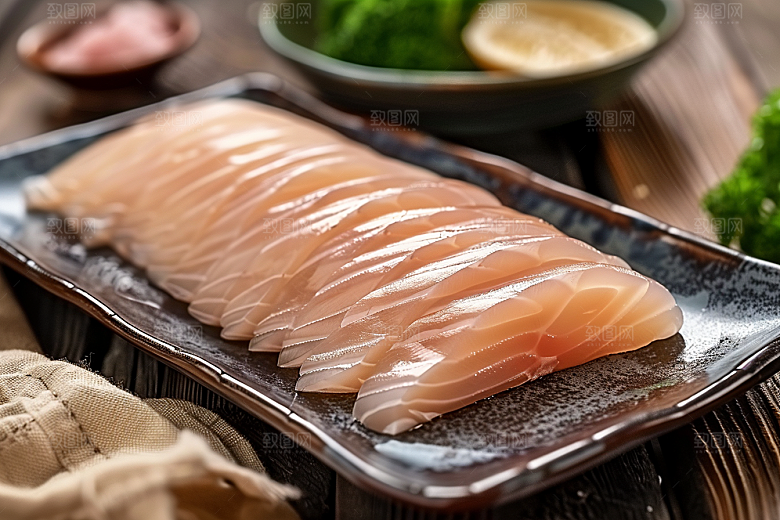 美味生鱼片高清新鲜摄影图