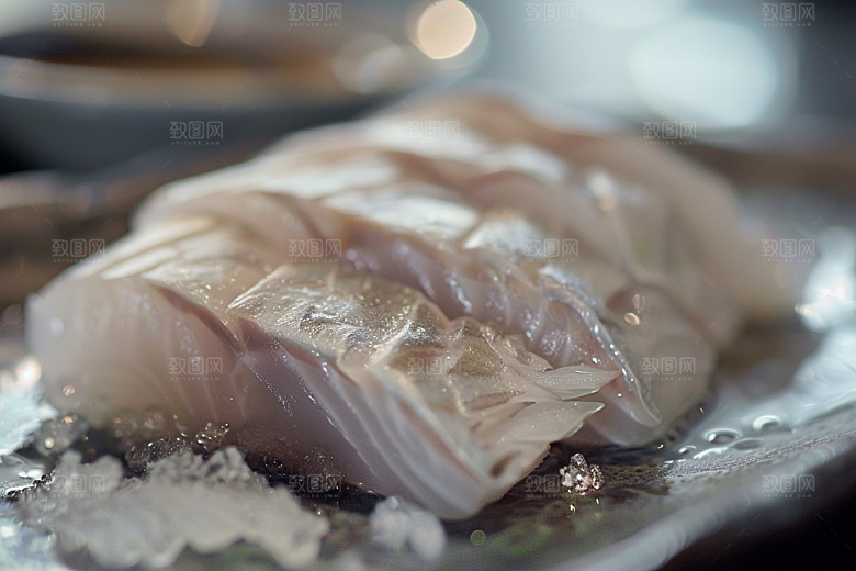 美味生鱼片冰箱日料摄影图