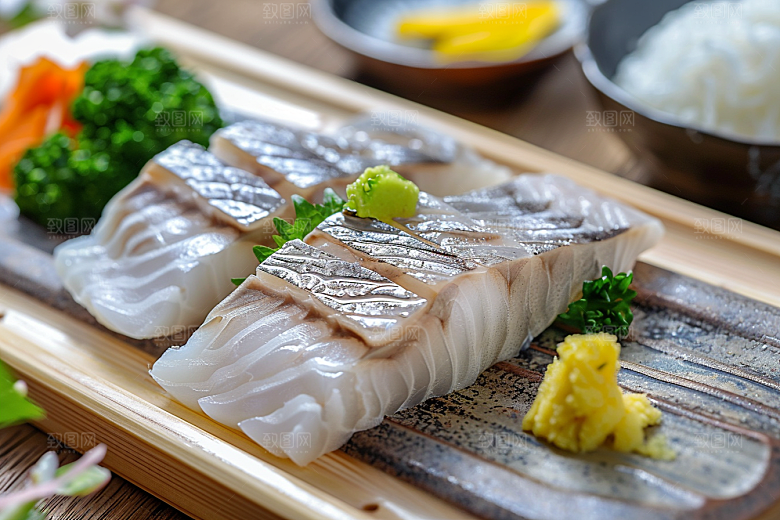 美味生鱼片高清海鲜摄影图
