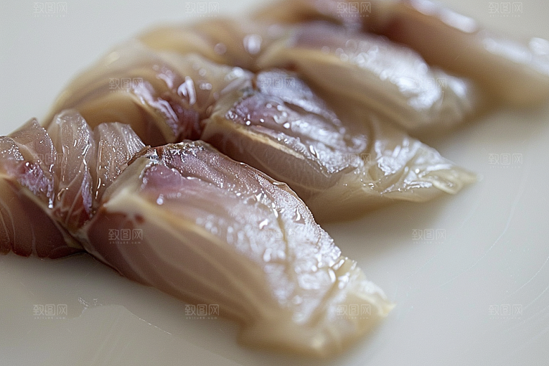 美味生鱼片鱼生海鲜摄影图