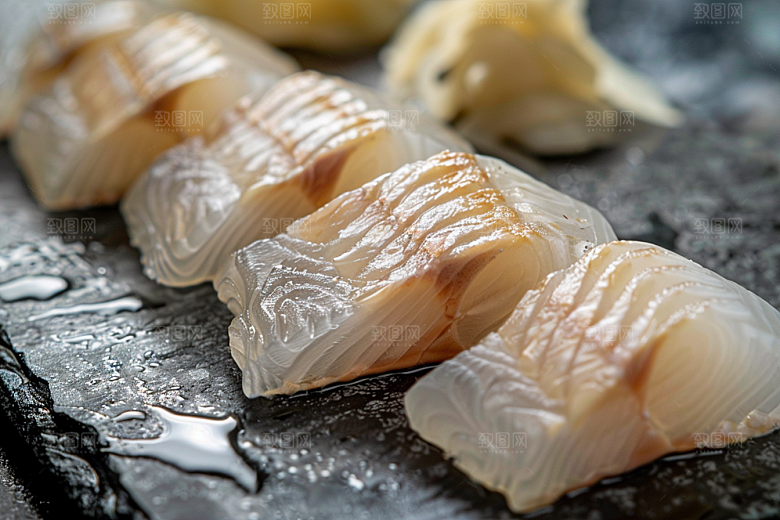 美味生鱼片食材鱼生摄影图