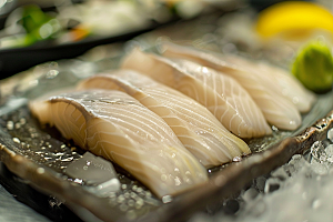 美味生鱼片刺身食材摄影图
