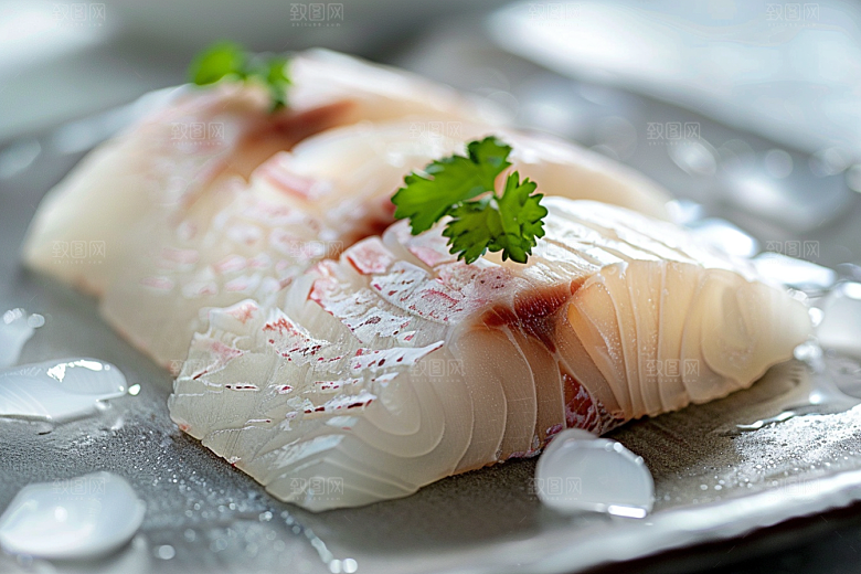 美味生鱼片冰箱高清摄影图
