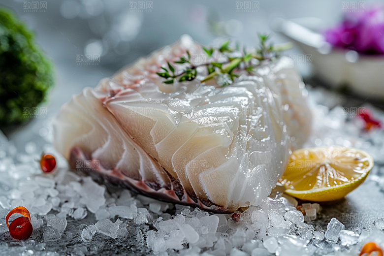 美味生鱼片食材新鲜摄影图