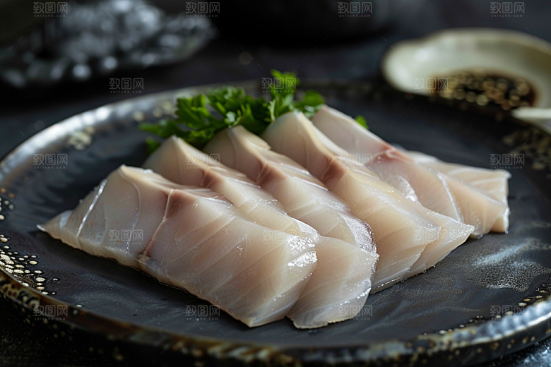 美味生鱼片日料美味摄影图