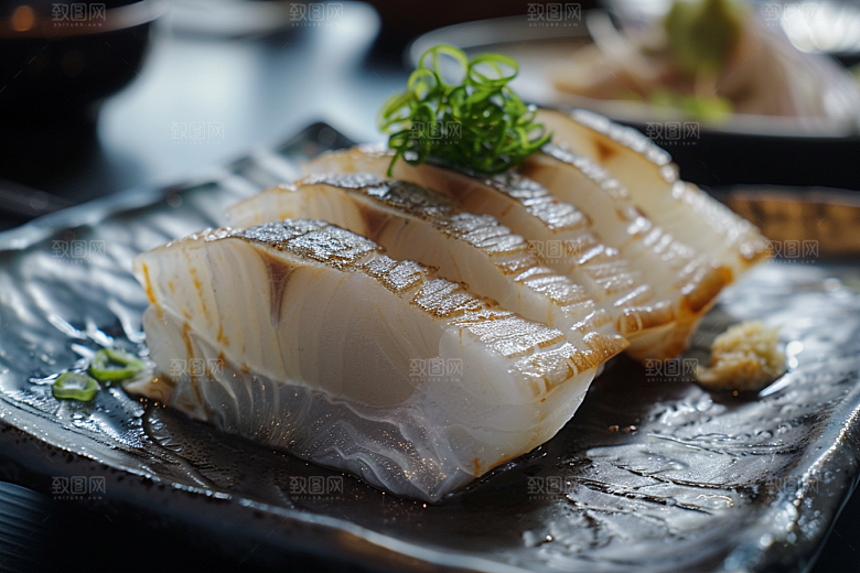 美味生鱼片刺身美食摄影图
