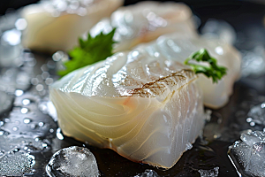 美味生鱼片美食鱼肉摄影图