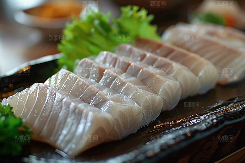 美味生鱼片食材刺身摄影图