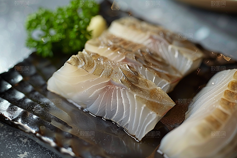 美味生鱼片日料鱼生摄影图