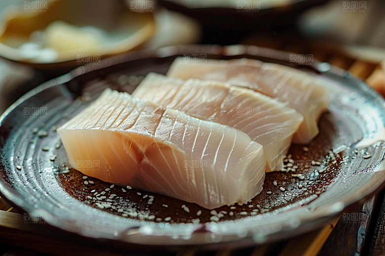 美味生鱼片美食海鲜摄影图