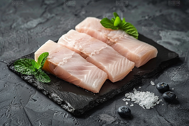 美味生鱼片美食高清摄影图