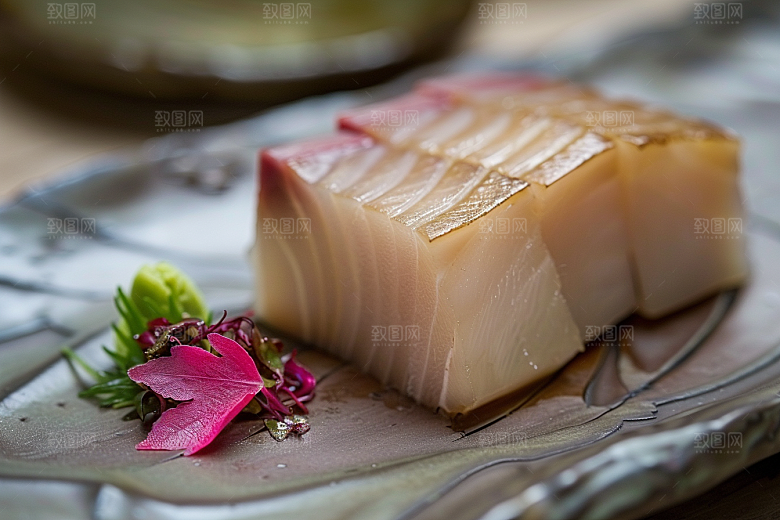 美味生鱼片海鲜高清摄影图