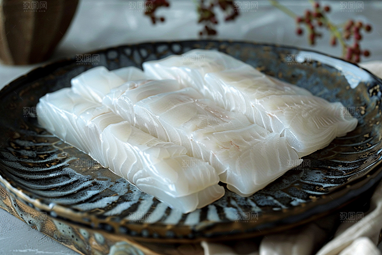 美味生鱼片刺身美味摄影图