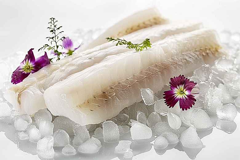 美味生鱼片食材鱼生摄影图