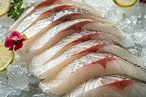 美味生鱼片日料海鲜摄影图