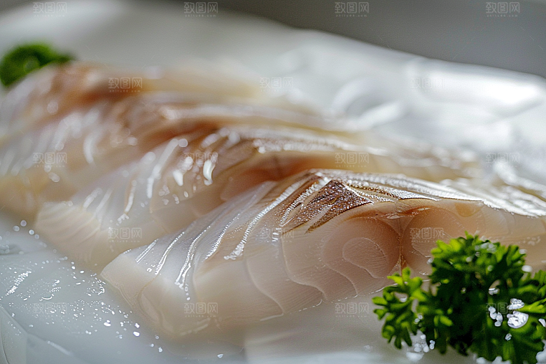 美味生鱼片日料海鲜摄影图