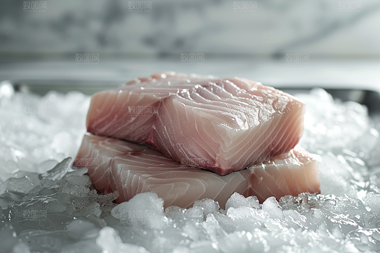 美味生鱼片食材海鲜摄影图