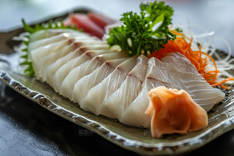 美味生鱼片新鲜海鲜摄影图