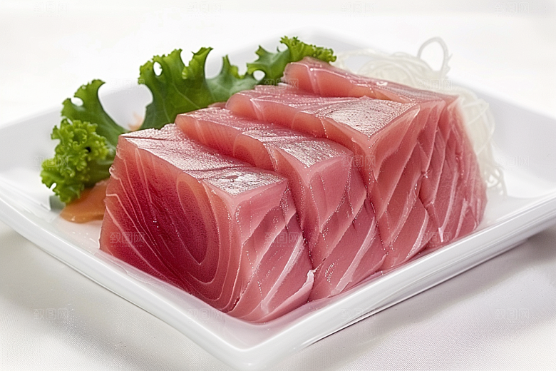 美味生鱼片鱼肉美味摄影图