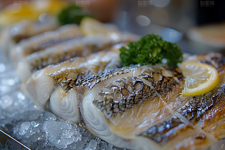 美味生鱼片高清美食摄影图